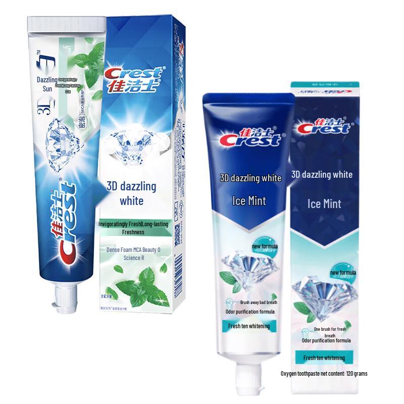 Crest 3D White Toothpaste Twin Pack