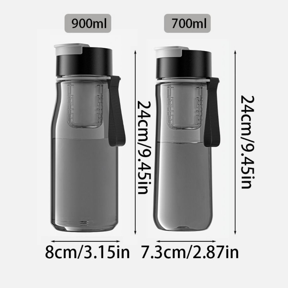 Tritan Material Portable Water Bottle Large Capacity Tea Cup with Filter  Tea Brewing