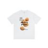 Unisex Cotton Potato Print Casual Tee - Trendy & Fun Short Sleeve