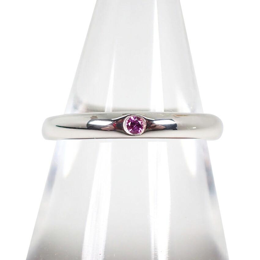 

[Б/у] Кольцо-бандаж TIFFANY/Tiffany 925 Pink Sapphire Нет. 9 [г353-58]