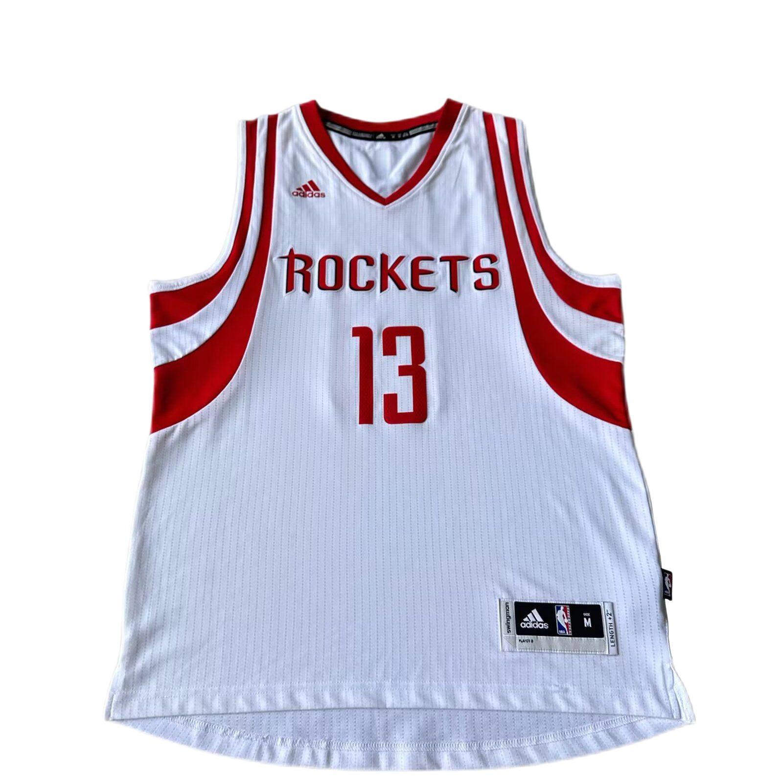 

Adidas Майка Harden Series NBA Rockets 13 Без рукавов Версия для фанатов V-образный вырез Унисекс Топы 7470A-3RJ-K92072 M