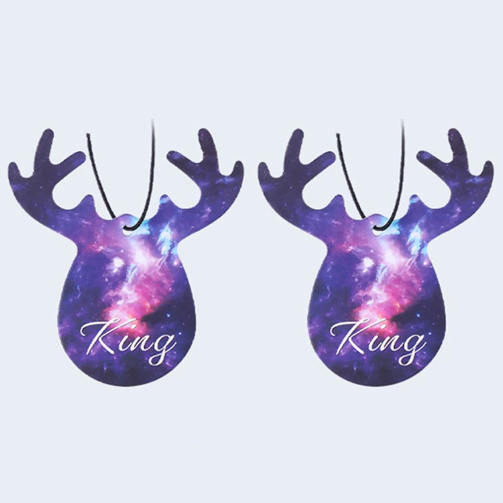 

2 шт. Милые рога Подвеска-ароматизатор для автомобиля Украшения для подвешивания в салоне автомобиля Аксессуары Форма оленя COL Рождественский подарок 5 цветов