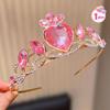 Colorful Elegant Heart Crown For Women Perfect Birthday Gift Party Accessory C-Position Essential Role Play Costome