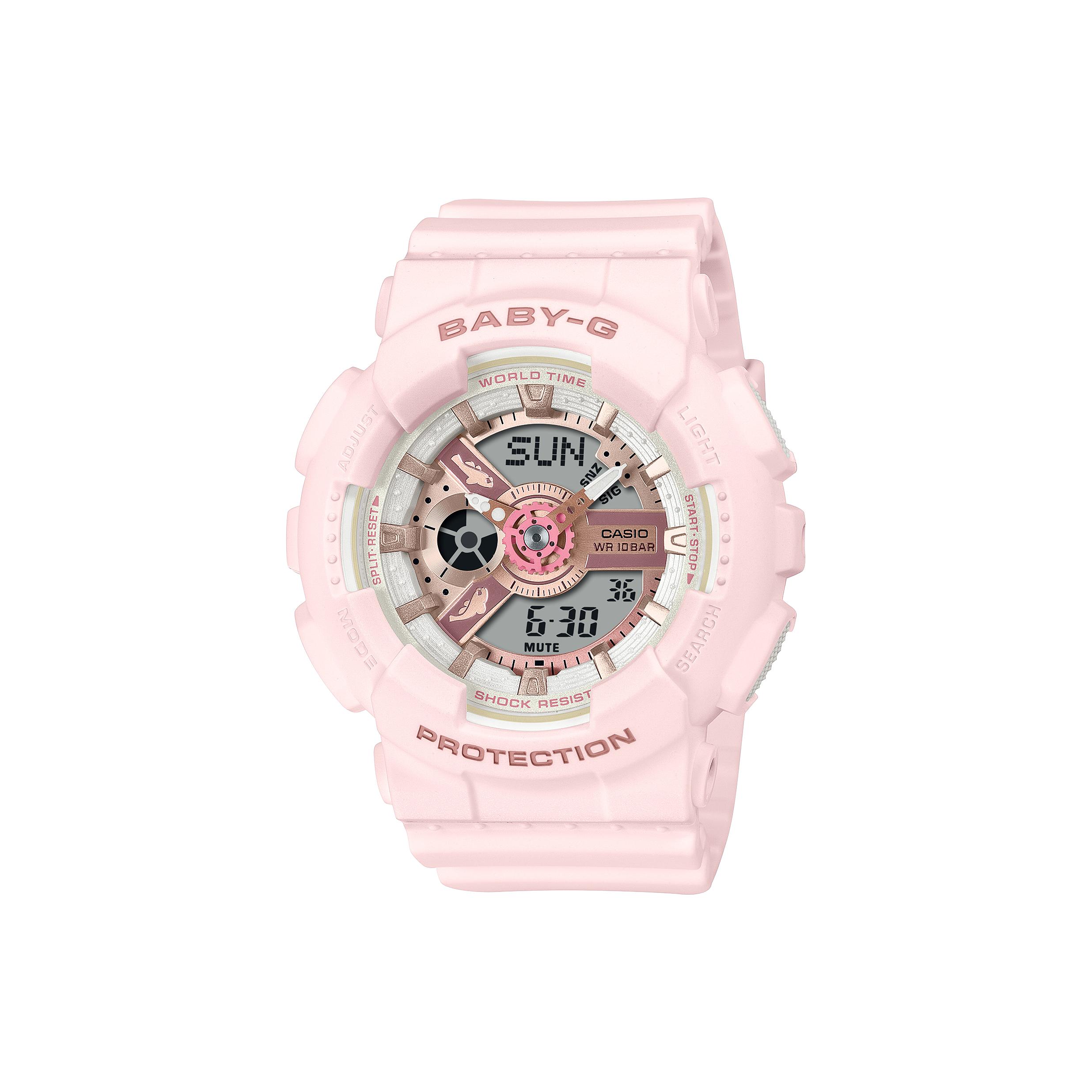 

CASIO Women s BABY-G Gray Watch BA-110AQ-4APR BA-110AQ-4APR Pink Regular Watch Box