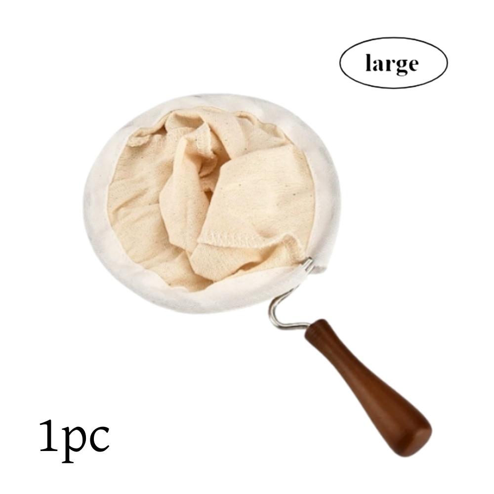 1/2pcs Coffee Filter Bag With Handle Reusable Flannel Filter Cloth Drip Filter Net for Hand Brewing Cafe Tea Home Filtering Tool