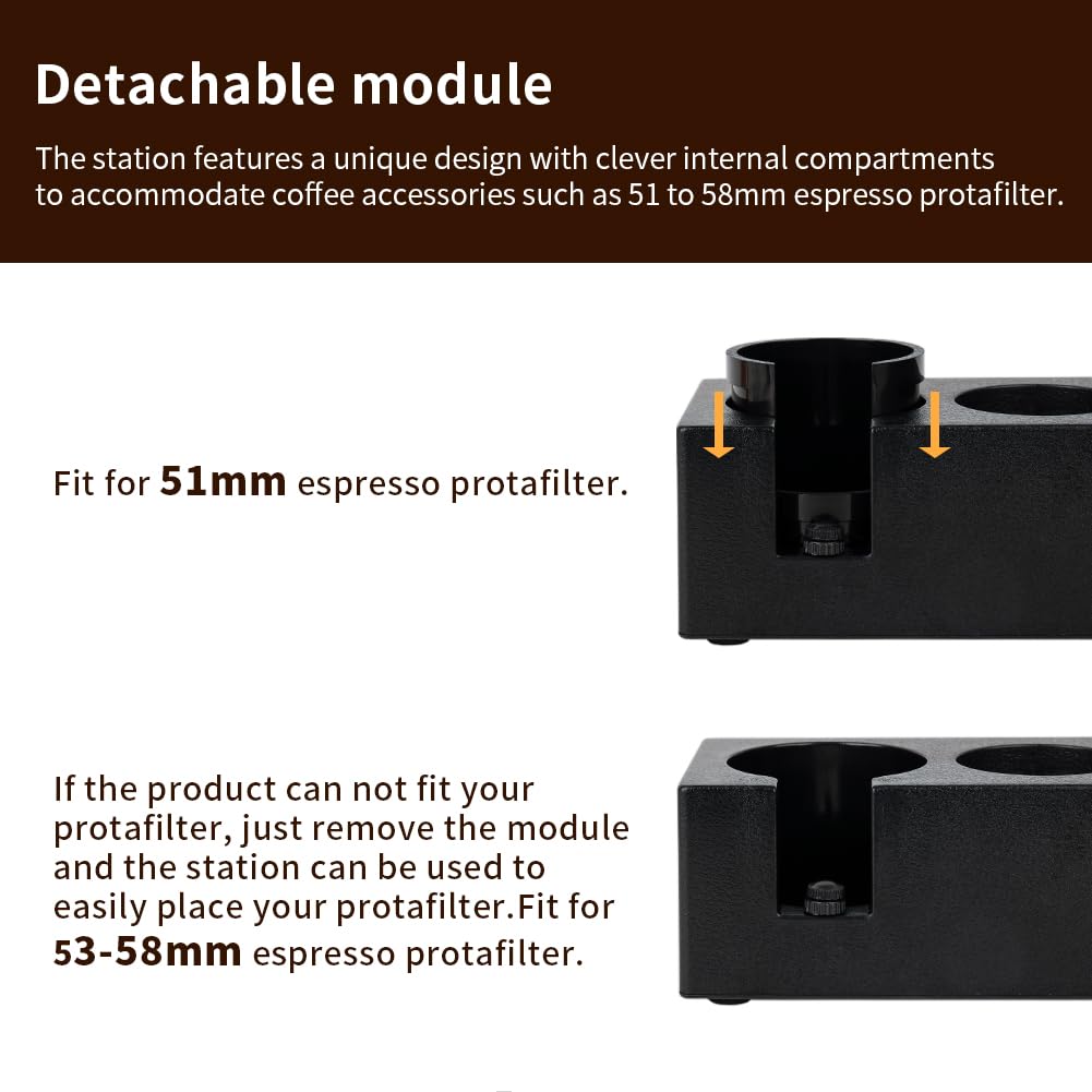 Watchget Tamper Stand, Tamping Stand, Espresso Tamper Mat, Coffee Tamper Mat, Espresso Tamping Station, Portafilter Holder, Tamping Station Base,