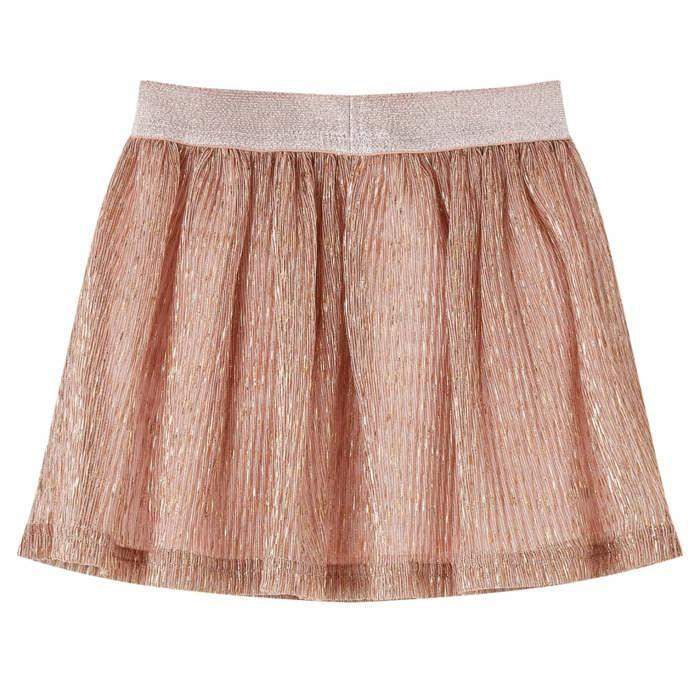 Jupe avec paillettes pour enfants rose pâle 92/104/116/128/140