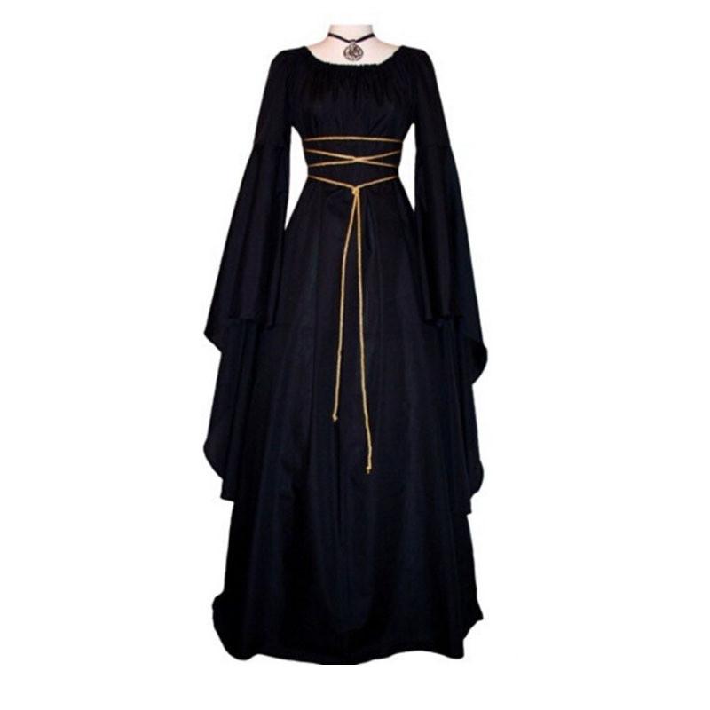 Bellissimo Abito Vintage da Donna a Vita Alta Perfetto per i Festival Rinascimentali