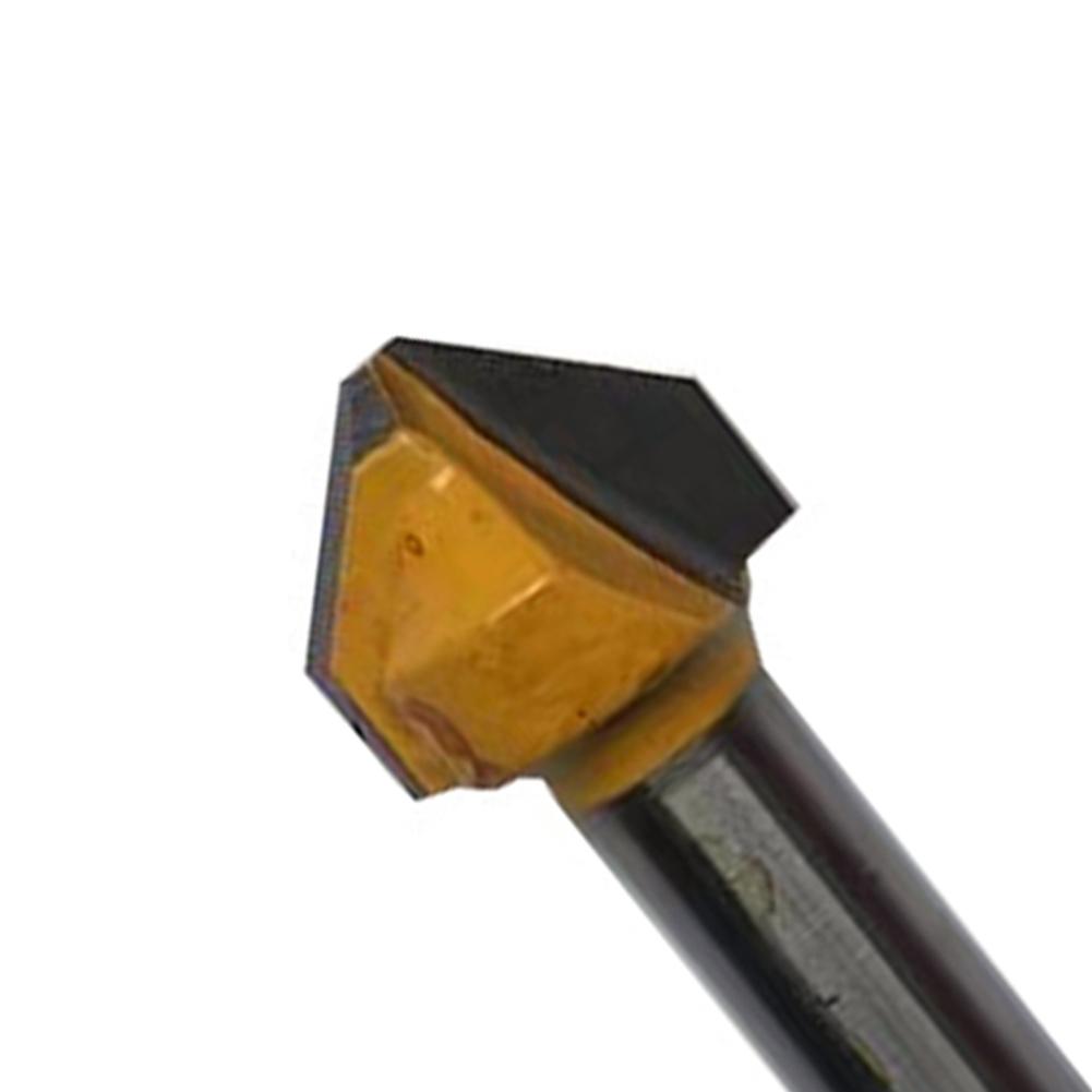 2*90 grad V-förmigen Flache Kopf Router Bit Holzbearbeitung Gravur Fräser