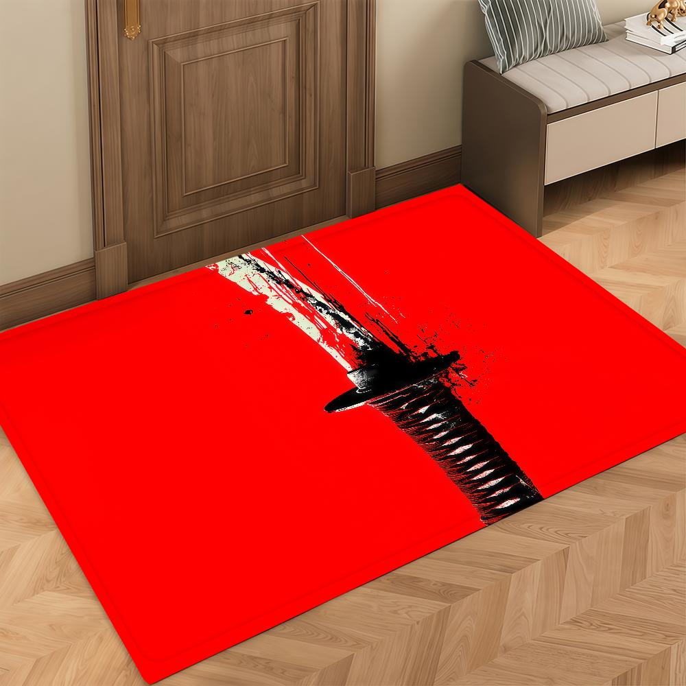 Door Mat Bedside Entrance Bath Floor Decoration Corridor k-Katana Door Mat Carpet Cool Living Room Balcony