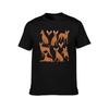Red Miniature Pinscher cute illustration pattern TShirt Summer Print Short Sleeve Tee
