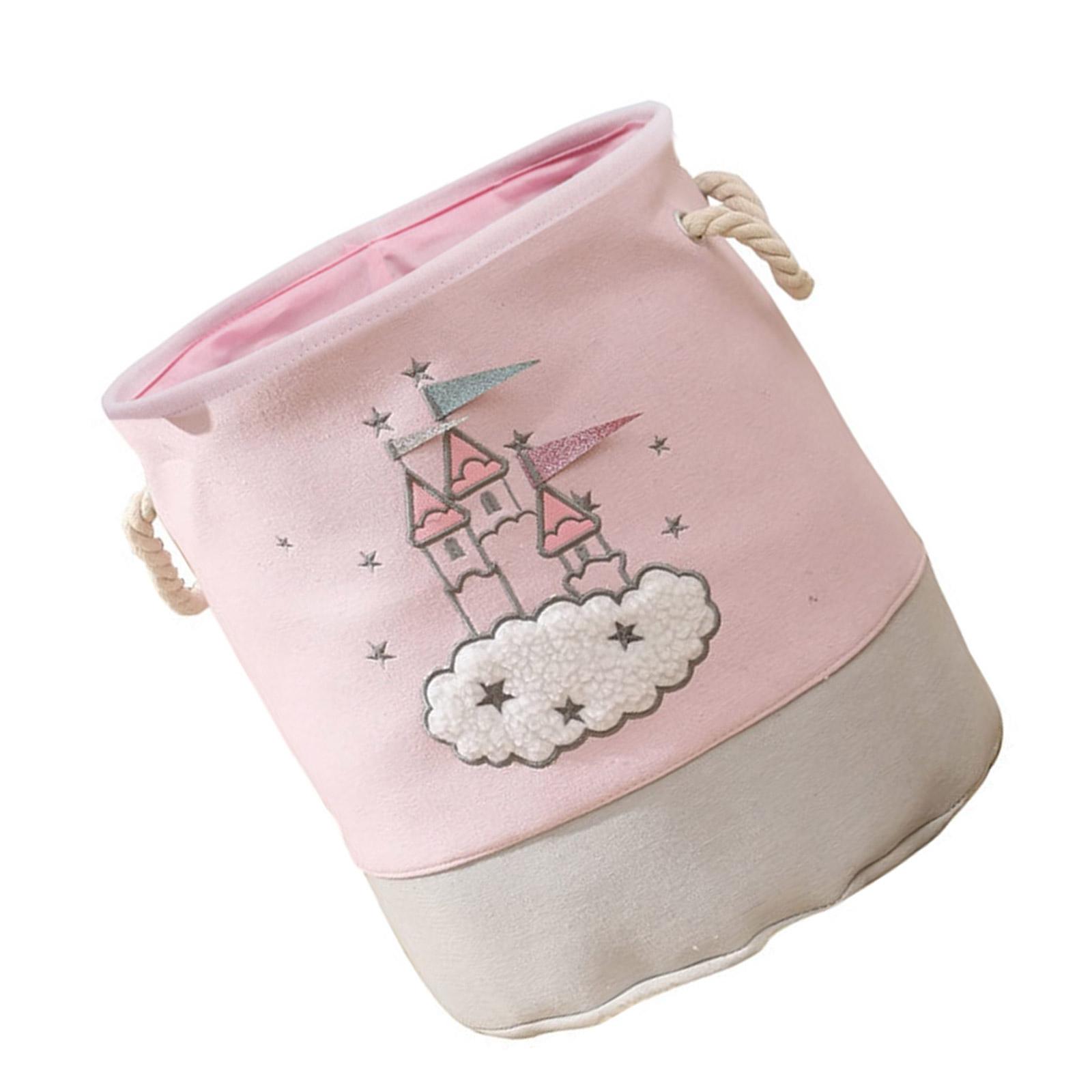 

Кошик для білизни, що заощаджує місце, кошик для одягу з ручкою, складаний органайзер для зберігання іграшок та брудного одягу для дитячої кімнати 3