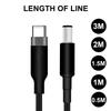 Fast Charging Laptop Power Cord USB C Tip to DC7.4x5.0mm 20V for Notebooks Power Supply Charging Cable Braided Wire