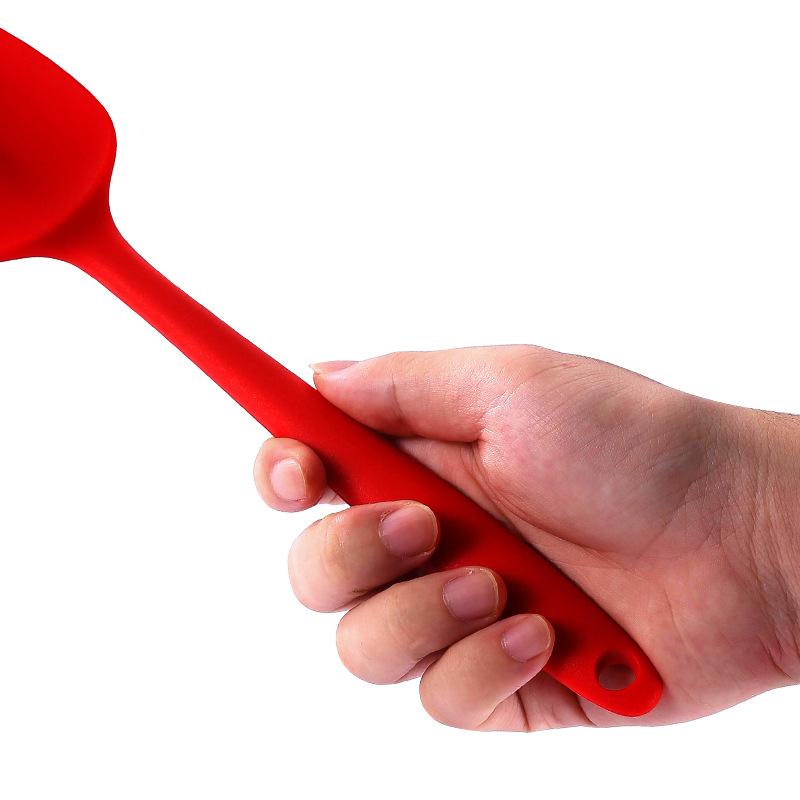 28cm Large Full Pack Silicone Scraper Integrated Silicone T Shovel Baking Tool Butter Butter Stirring Shovel Scraping Spoon