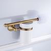 Elegant Wall Mounted Toilet Brush Holders Vintage Bathroom Decors Strong Proof Toilets Brushes Organizers for Home