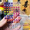 25Pcs 1750 Stickers MINI Cute emoji Cube Transparent Stickers PET DIY Scrapbooking Decor Sticker Phone Decal Journaling