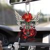 Acrylic Playful Car Decor Quirky Cartoon Hanging Ornament Versatile Bag And Home Use