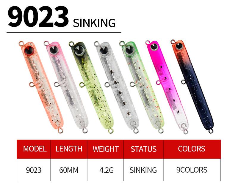 4.8g 60mm Fishing Lures Pencil Mini Pesca for Pike Trout Jerkbait Wobblers Japan Fishing Tackle Japanese Sinking Artificial Bait YSL
