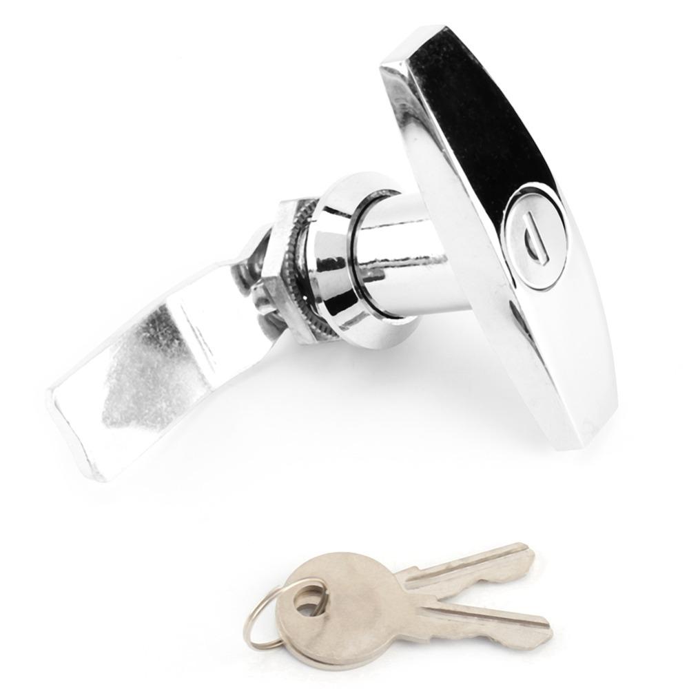 Door Lock Latch T Handle Lock Zinc Alloy Cabinet Lock Locking Mechanism Tool Box Lock Car RV