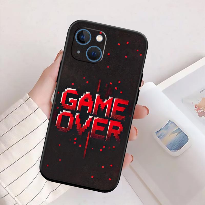 QE30 Game Over Phone Case for OPPO A40 A60 A80 A15 A16 A16K A12 A17 A17K A54 A54S A53 A53S A55 A56 A57 A98 F23