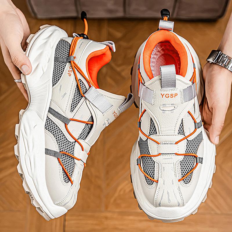 Mode CYYTL Herrenschuhe Sneaker Lässig Atmungsaktiv Outdoor Sommer Wandern Tennis Mode Sport Laufen Luxus Plateau Designer Slipper