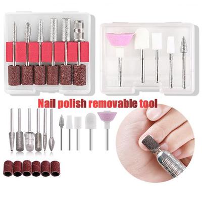 5pcs/6pcs Two Optional Nail Repair Manicure Grinding Head Accessories Set Sand Belt Acrylic Nail Professional Cuticle Nail Tools