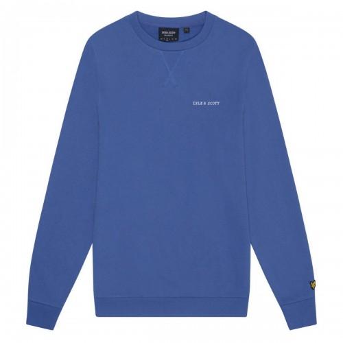 Lyle & Scott Mens Embroidered Loopback Crew Neck Sweatshirt