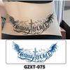 Waterproof Herbal Semi-Permanent Flower & Wings Sleeve Tattoo Sticker
