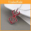 Berserk Anime Pendant Necklace With Geometric Alloy Design For Cosplay Fans