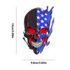 Portableb American Skull Car Stickers Scary Truck Window Skull Head Decal Skeleton Head Decals Motorcycle Helmet Decal