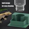Automatische Drinkbak Voor Reptielen Habitats Terrarium Stille Waterbak met Afneembaar Ontwerp Water Voederbak voor Terrarium