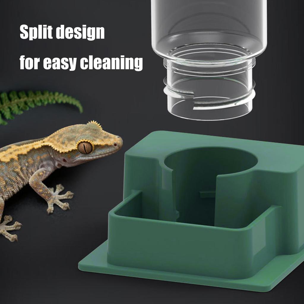 Automatische Drinkbak Voor Reptielen Habitats Terrarium Stille Waterbak met Afneembaar Ontwerp Water Voederbak voor Terrarium