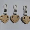 4PCS Woven Rope Cotton Loop Bathroom Towel Clip Metal Clamp Space Saving Towel Clamp Hanging Heart Shape Hand Towel Hook Closet