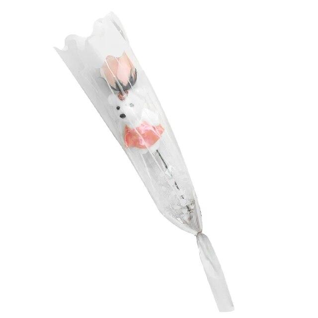 Bär Rose Seife Blume Kreative Rose Bär Blume Bouquet Romantische Valentinstag Geschenke Hochzeit Geburtstag Blume Zimmer Home Decor