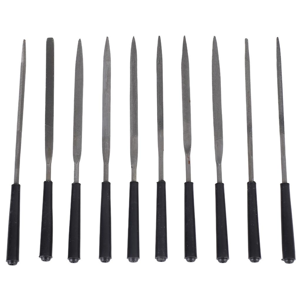 10 Pcs Guitar Files Kit Multi Purpose Metal Guitar Nut Fret Needle File Luthier Musician Repair Tool