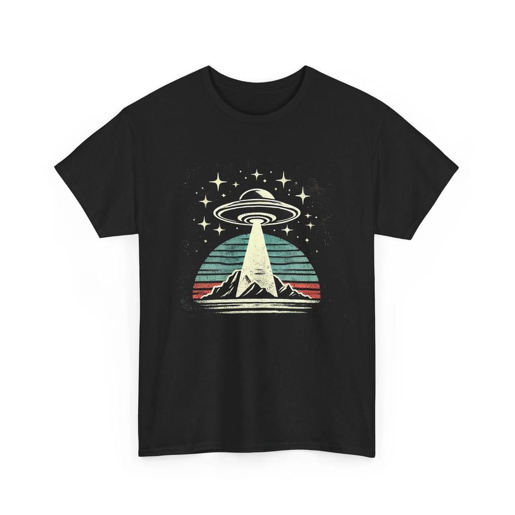 Cool Alien T-shirt Tops Tees Unisex | UFO Graphic Tee | Outer Space Sci-Fi Style