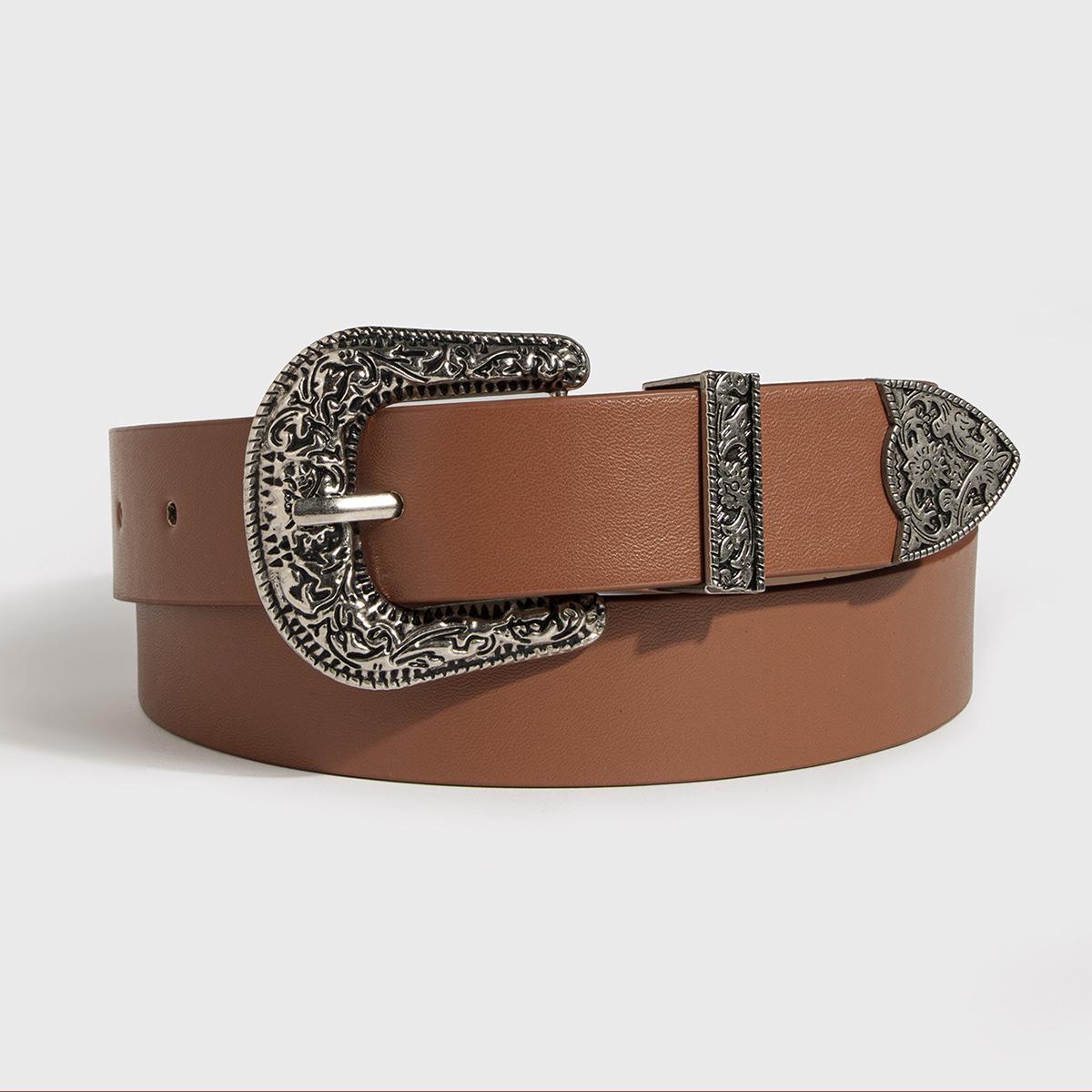 

Женский модный ремень из полиуретана в стиле ретро-вестерн