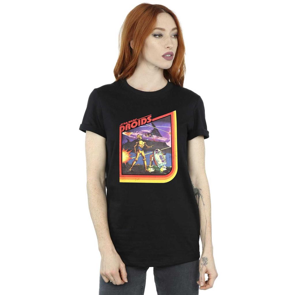 STAR WARS Unisex Erwachsenen Droiden T-Shirt