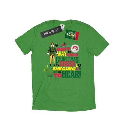 Womens/Ladies Christmas Cheer Cotton Boyfriend T-Shirt