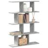 VidaXL Cube Wall Shelf 12 Compartments Concrete Grey Engineered Wood 860016
