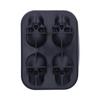 4Grids Ice Mold SkullShape NonStick Ice Cubes Maker Mold for Home Bar Restaurant