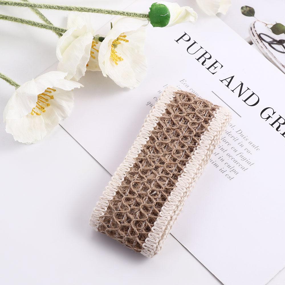 Lace Woven DIY Scrapbook Gift Box Decor Hemp Rope Burlap Roll Jute Ribbon Wedding Party Supplies