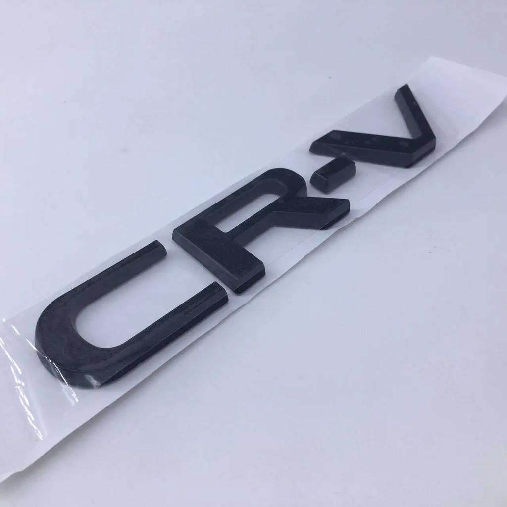 1pcs for Honda CR-V CRV ABS high quali Silver Black car Emblem Fender side Rear tail trunk badge sticker Decal styling