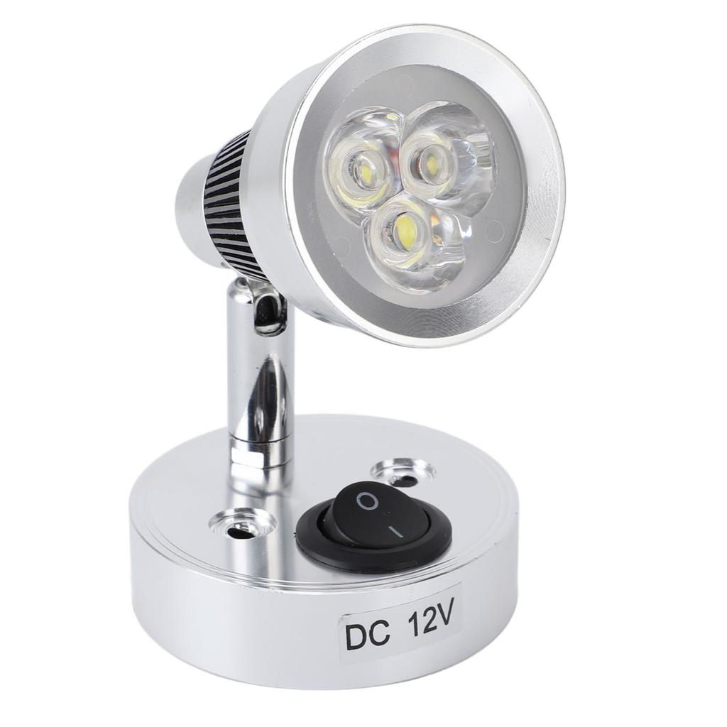 Indoor LED Spotlights 5500K White Light High Transparency Optical Lenses Reading Light for Bedroom