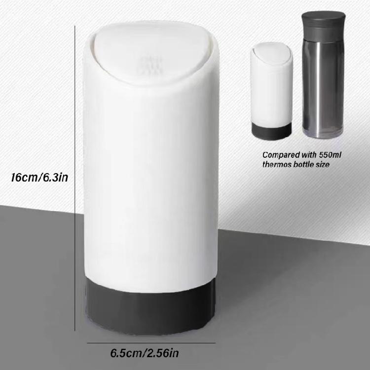 Car Trash Can with Lid, Car Dustbin ABS,Leakproof Vehicle Trash Bin, Small Garbage Bin for Car Offices
