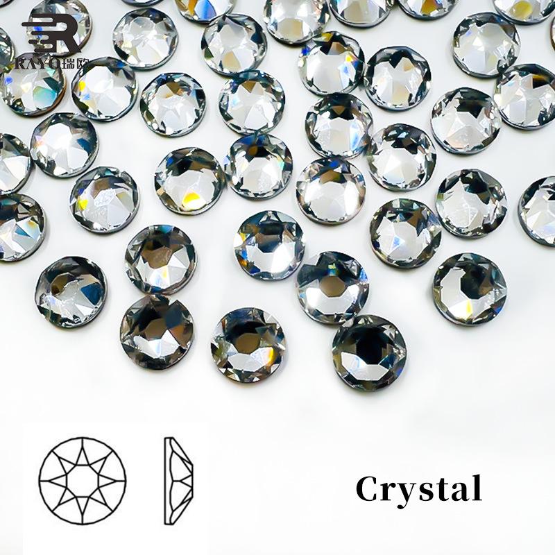 

Восемь больших и восемь маленьких имитаций австрийских горячих бриллиантов с 16 ограненными гранями, высококачественная имитация австрийских горячих бриллиантов с плоским дном, сценическая гимнастика SS30 (6.3-6) 288 pcs белый