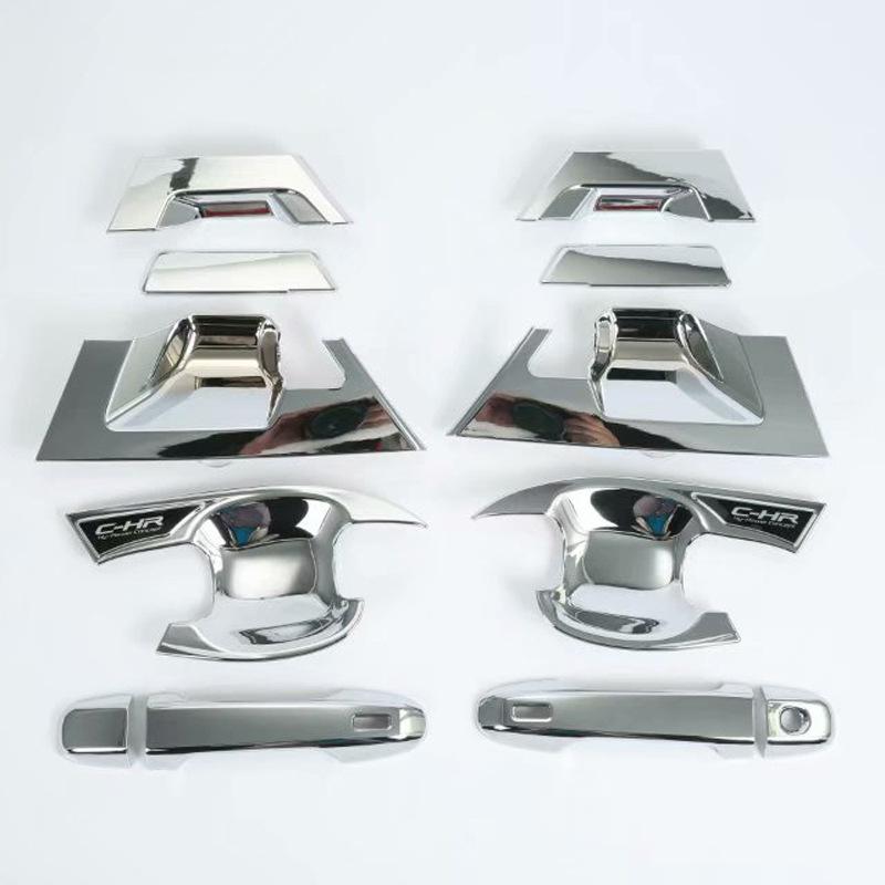 

Applicable18ToyotaC-HRDoor Handle Door Handle after Modification18NewCHRFront Door Handle Door Bowl Sequins Stickers Silver Style117703009
