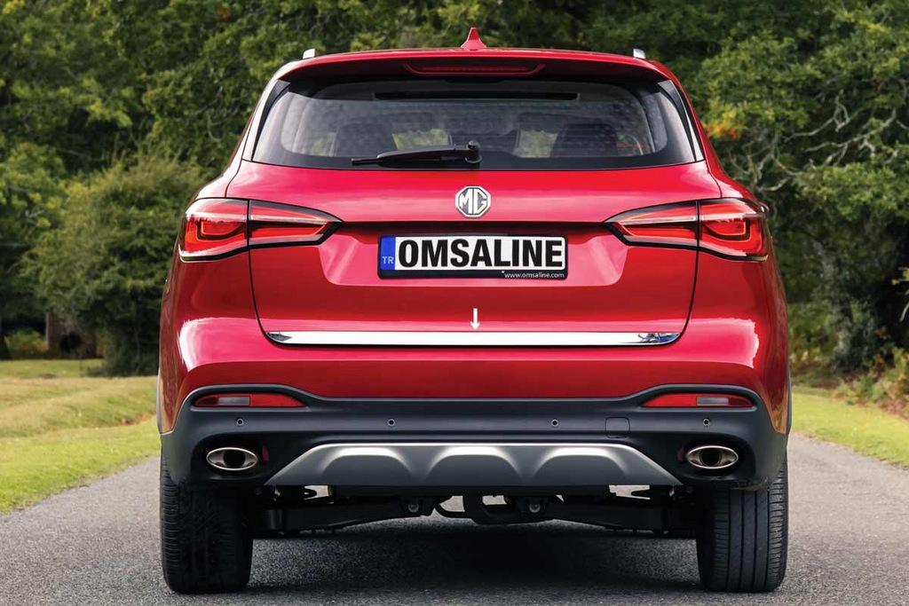 

Кромка багажника 2020-2024 (OmsaLine) для MG HS