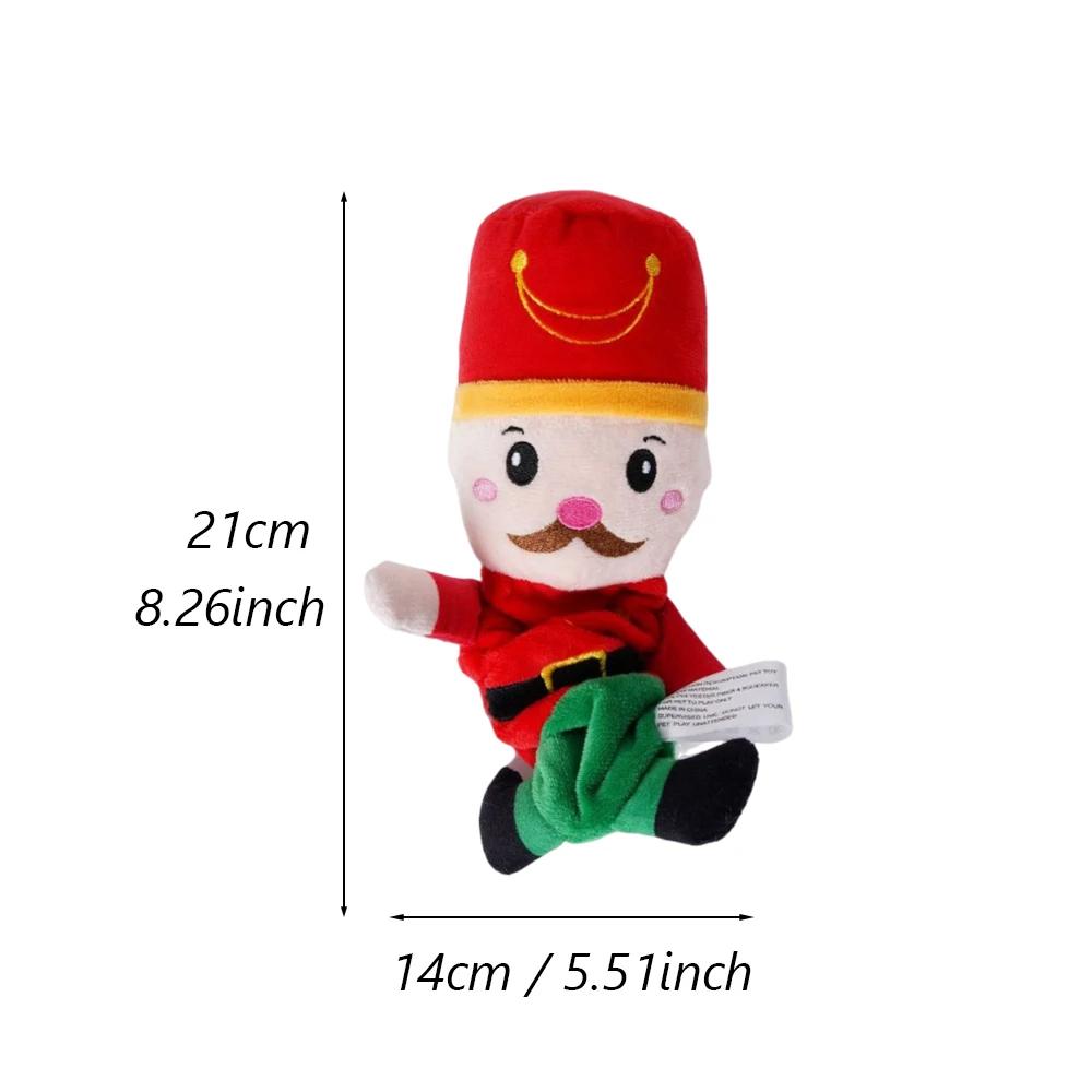 Christmas Squeak Pet Toy for Small Medium Dogs Plush Chew Puppy Big Dog Playing Accompanying Dolls Teeth Cleaning mascotas Toys