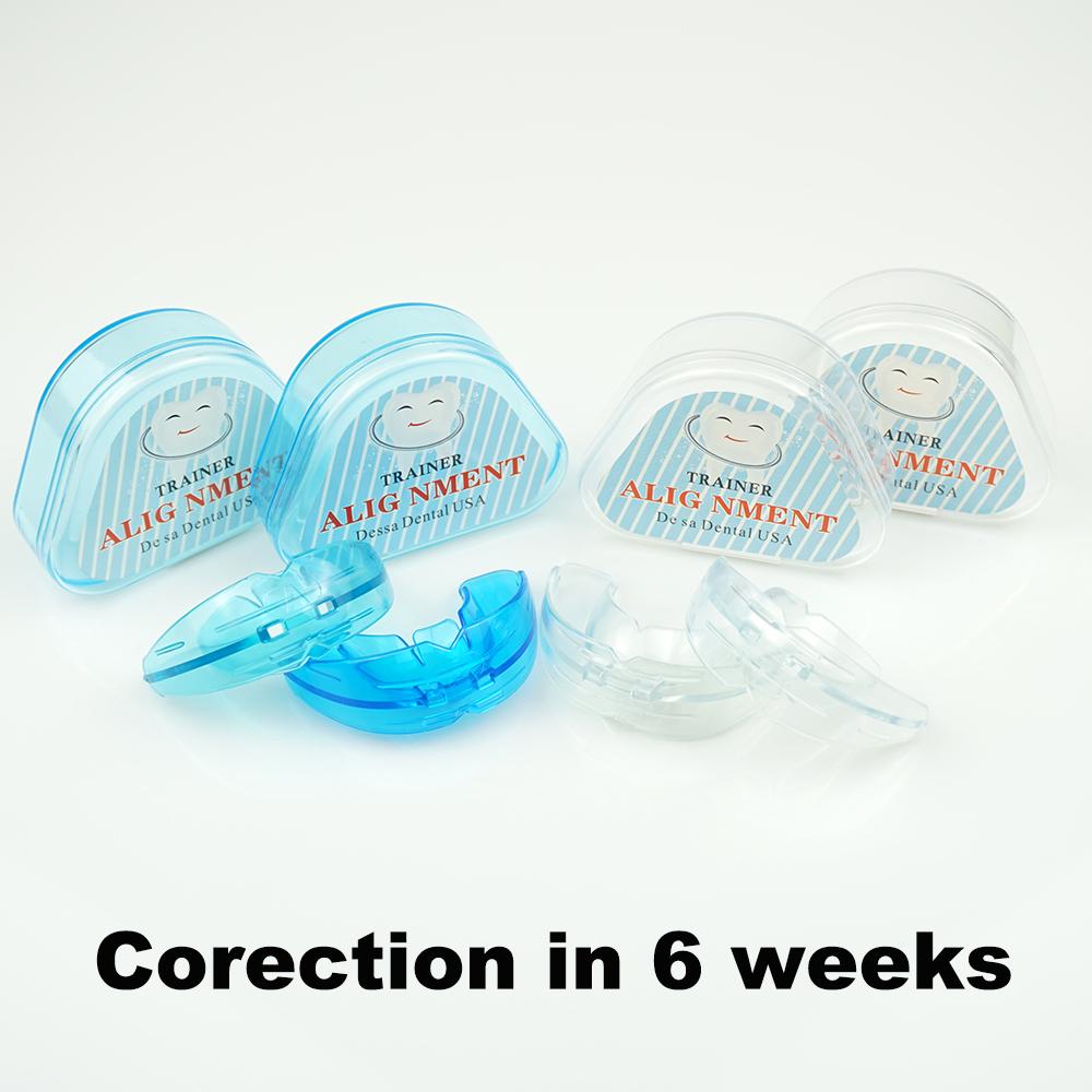 Durable And Safe 50Pcs Dental Silicone Orthodontic Braces Appliance Braces Alignment Trainer Teeth Retainer Bruxism Mouth Guard Tooth Whitening